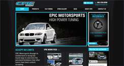 Desktop Screenshot of epicmotorsports.com